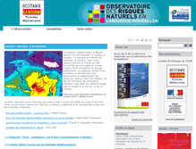 Tablet Screenshot of laregion-risquesnaturels.fr